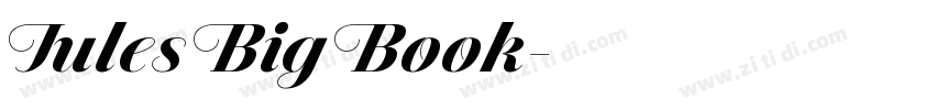 Jules Big Book字体转换